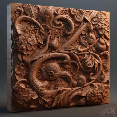 Patterns and decorations stl Cynapes 3 3d model